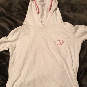 White long sleeved Ivory Ella Hoodie